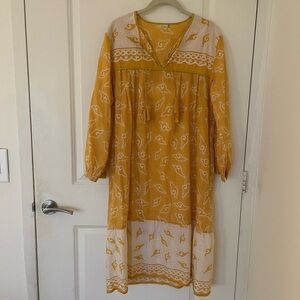Matta NY Orange Yellow Shell Dress
